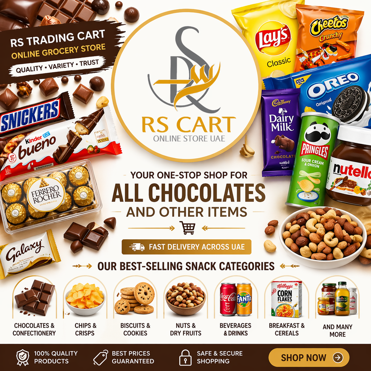  RS Trading Cart is Trending for Snacks in UAE