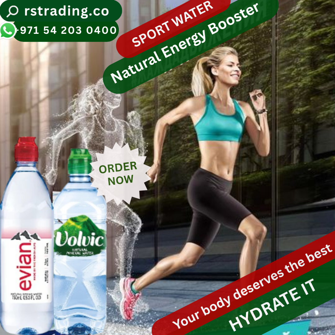 Boost Your Sports Performance with Volvic & Evian Water ,buy volvic and evian water in uae, dubai