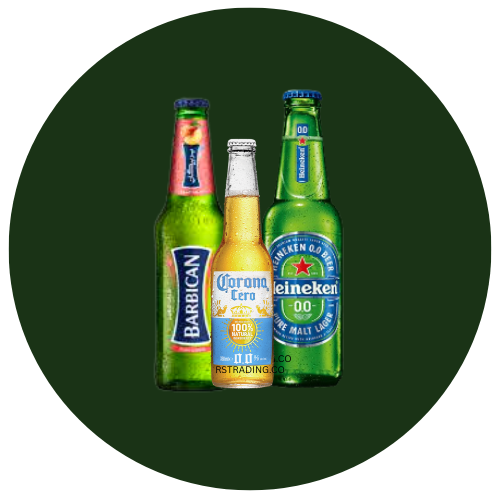 NON ALCOHOLIC BEERS LIKE HEINEKEN, BARBICAN AND CORONA CERO AVAILABLE AT RSTRADING CART GROCERY STOE IN UAE,DUBAI