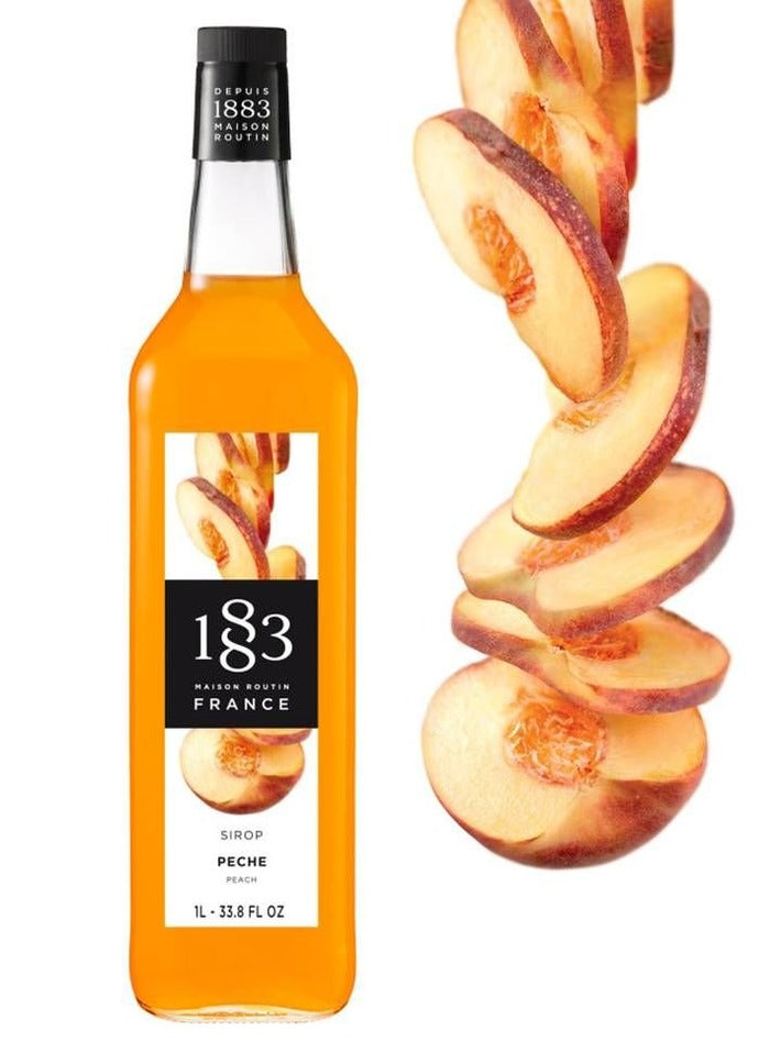 1883 Peach Syrup 1ltr IN UAE,DUBAI AT BEST PRICE