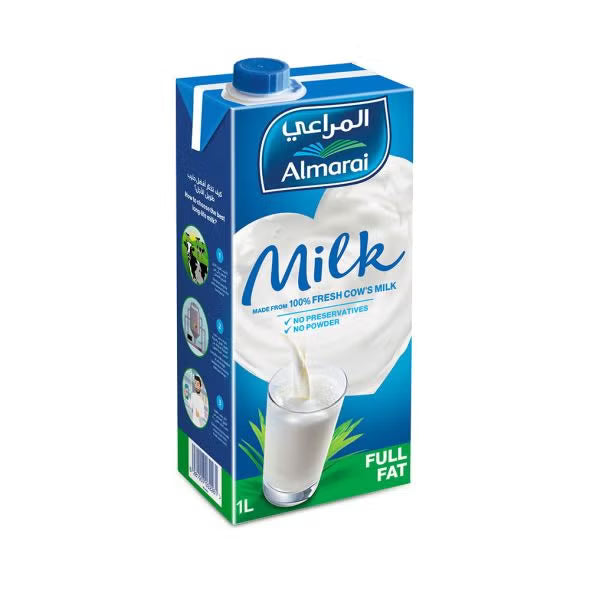 Almarai Long Life Full Fat Milk 1 Lt x 12