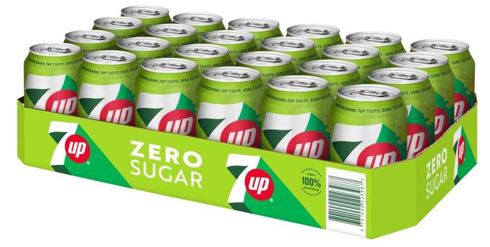 7UP ZERO SUGAR ZESTY LEMON & LIME 300ML AVAILABLE IN UAE,DUBAI