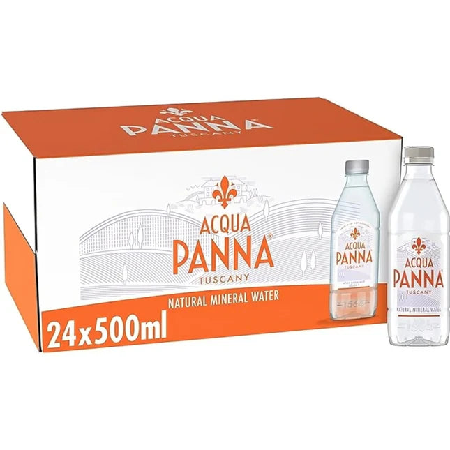 Acqua Panna Natural Mineral Water 500ml Pack of 24 PLASTIC WATER BOTTLE IN DUBAI