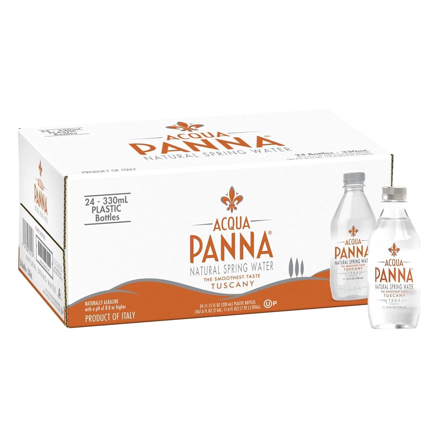 Acqua Panna Natural Mineral Water 330ML x 24 PET
