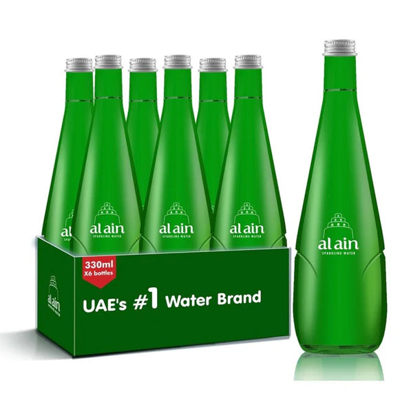 Al Ain Sparkling Water 330ml X 24 Glass