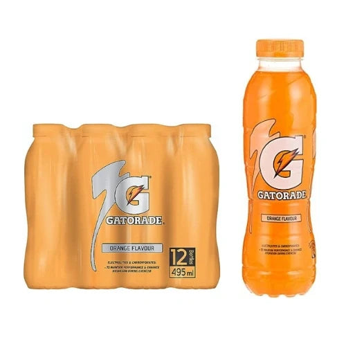 BUY GATORADE ORANGE DRINK 495 ml x 12 PET  |SPORT DRINK | DUBAI