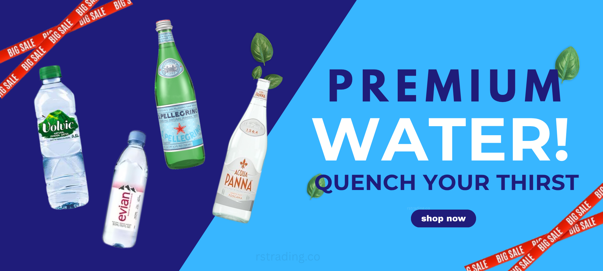 premium water still,sparkling and mineral water available at rstrading cart online grocery store in uae