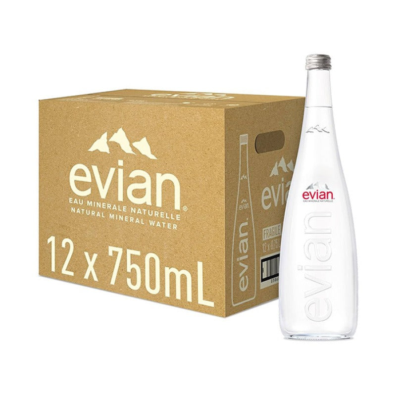 EVIAN STILL WATER 12 X 750ML in ua,dubai at best offer 