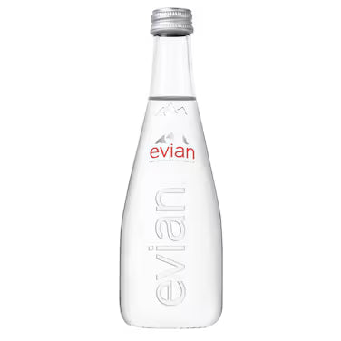 GLASS 330ML STILL EVIAN