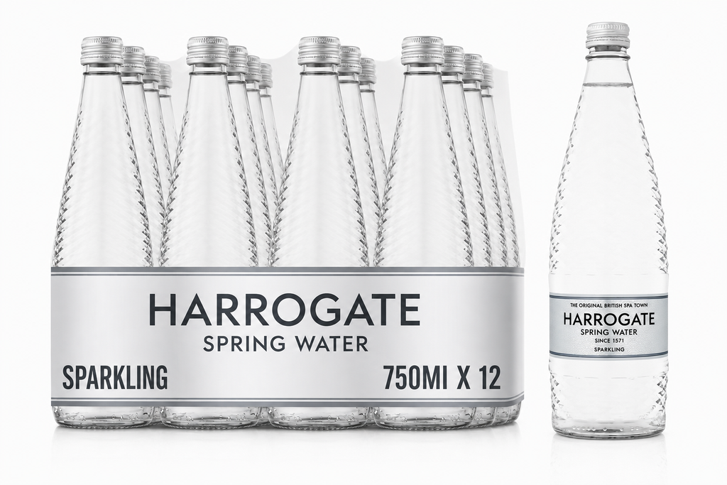 Harrogate Sparkling Water 750Ml X 12