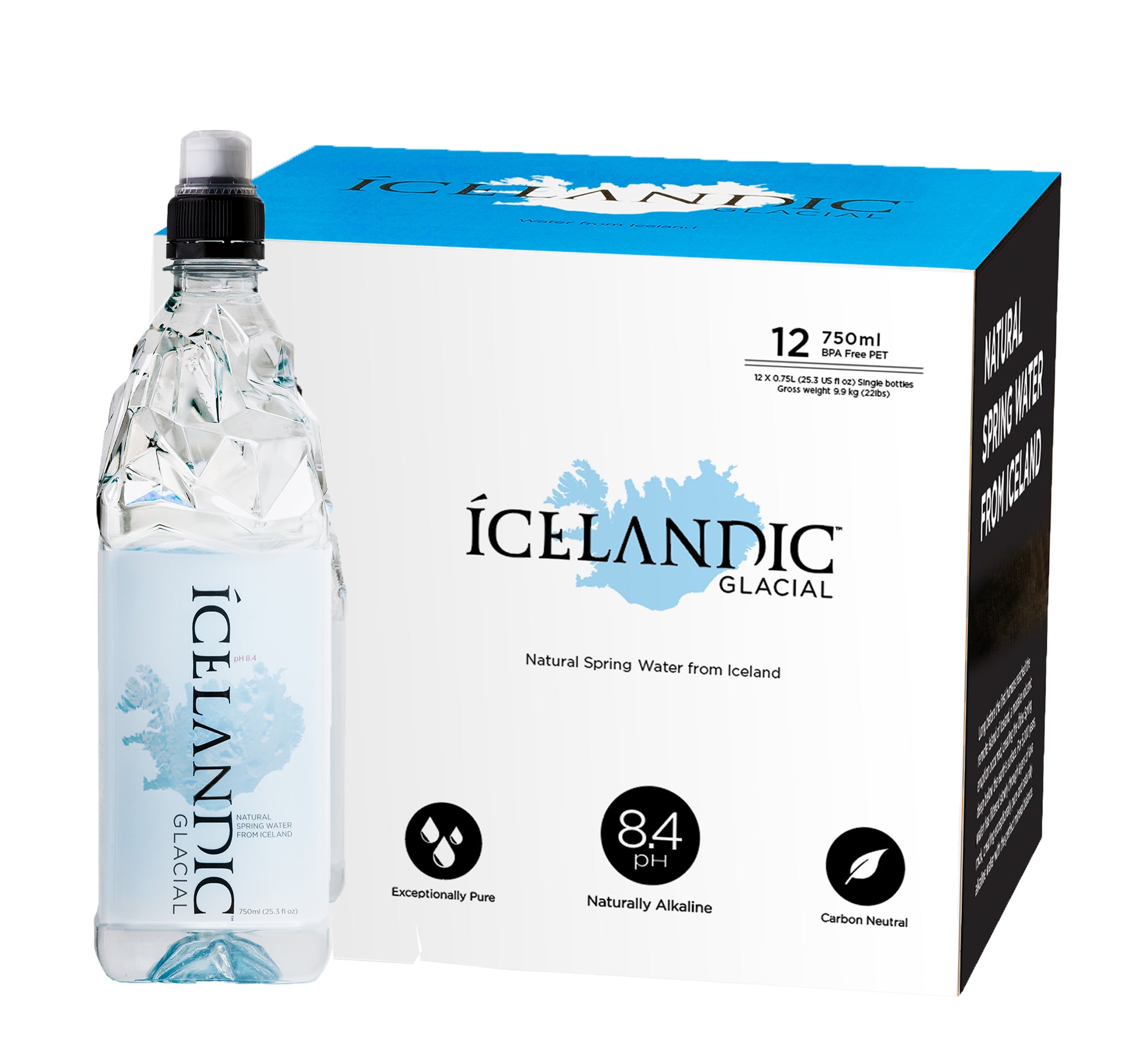 Icelandic Glacial Sports 750 ml x 12