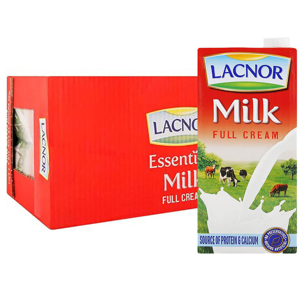 BUY LACNOR FULL CREAM MILK 12 x 1 L IN UAE | DUBAI