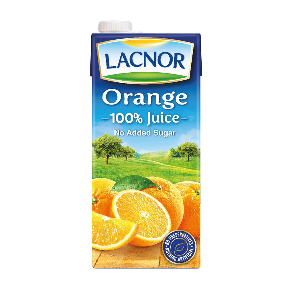Lacnor Orange Juice 1ltrx12