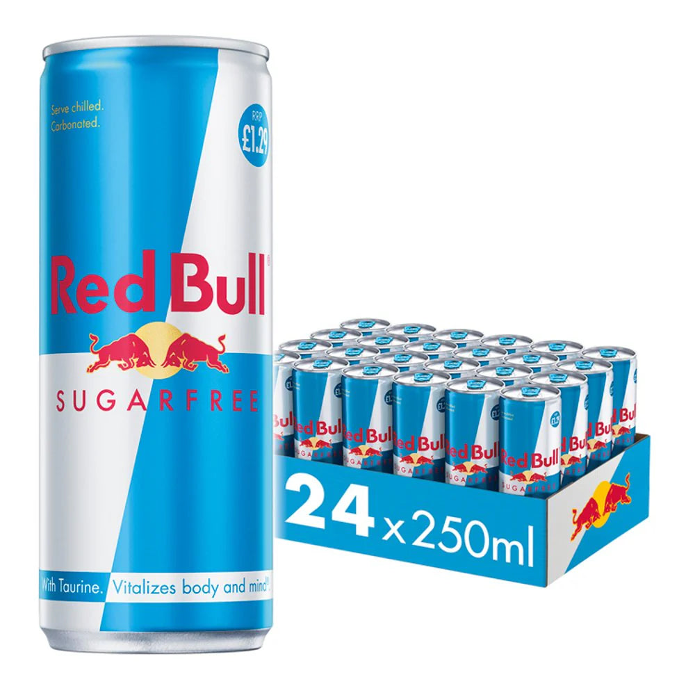 REDBULL SUGAR FREE 24x250 ml available in UAE,DUBAI,ABUDHABI