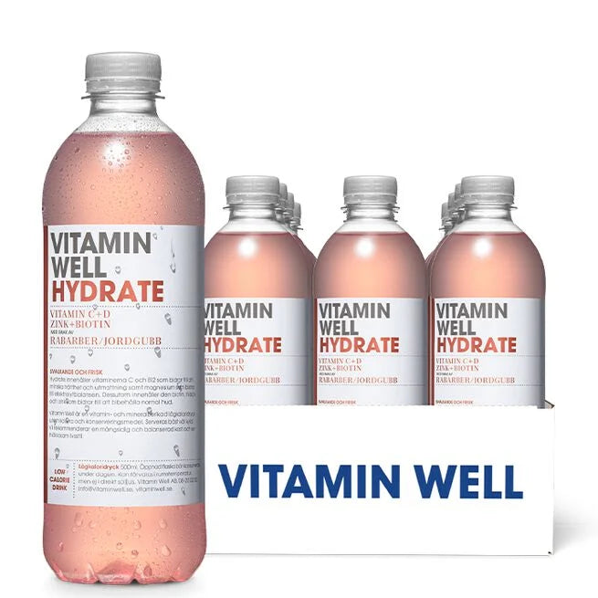 Vitamin Well Hydrate 12x500ml