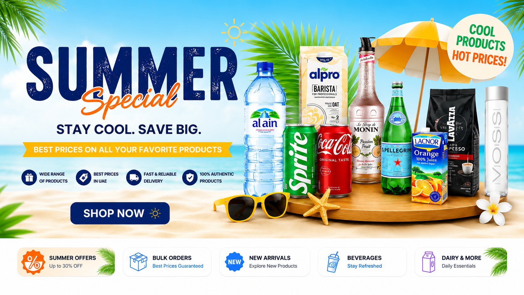 SUMMER OFFERS ARE HERE! 🛒🔥

Why spend more when you can shop smarter? Discover unbeatable deals on your everyday grocery and FMCG essentials with RS Trading Cart – your trusted online grocery store delivering across Dubai and all over the UAE.
