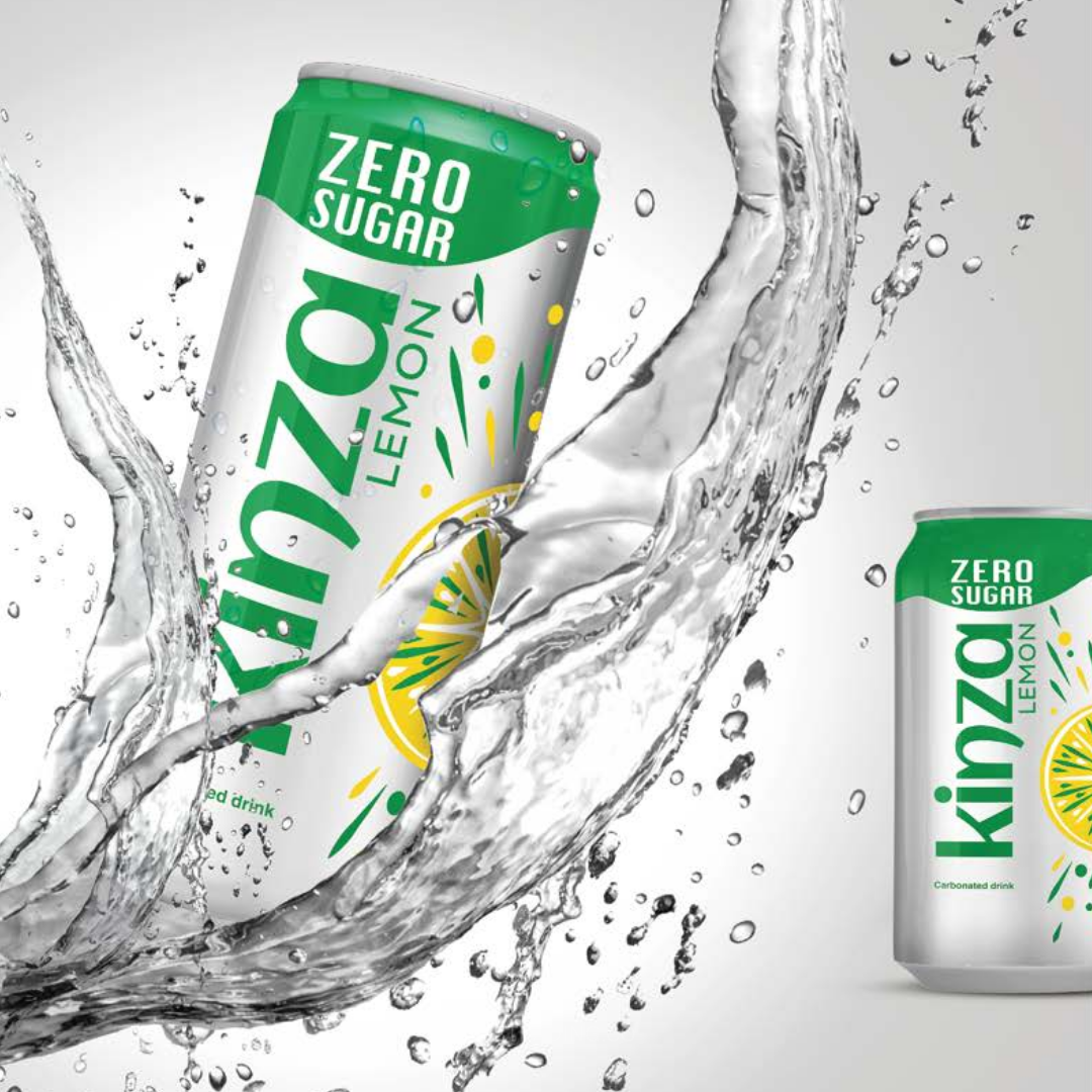 BUY KINZA LEMON ZERO SUGAR 300ml CANS| ONLINE IN DUBAI