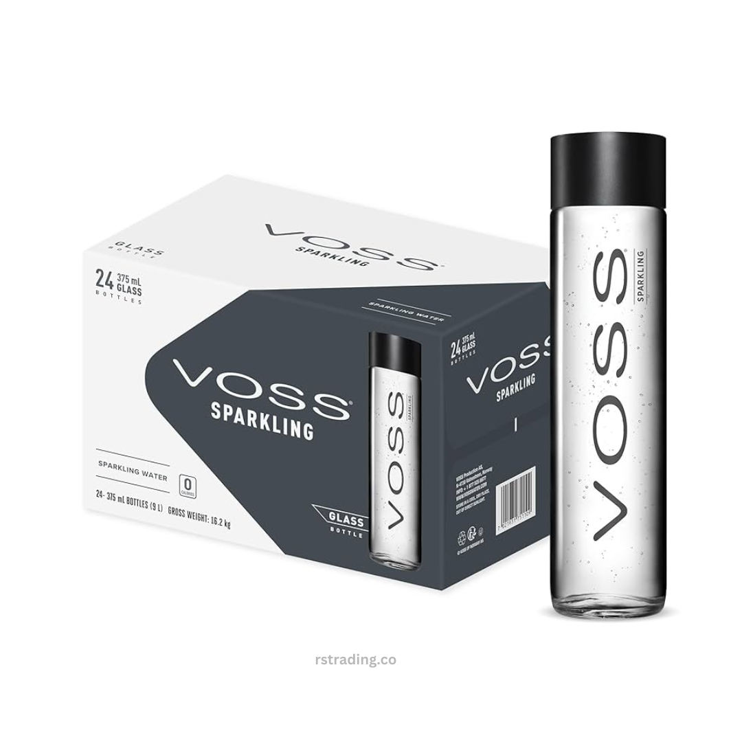 VOSS SPARKLING WATER 375ml x 24 GLASS