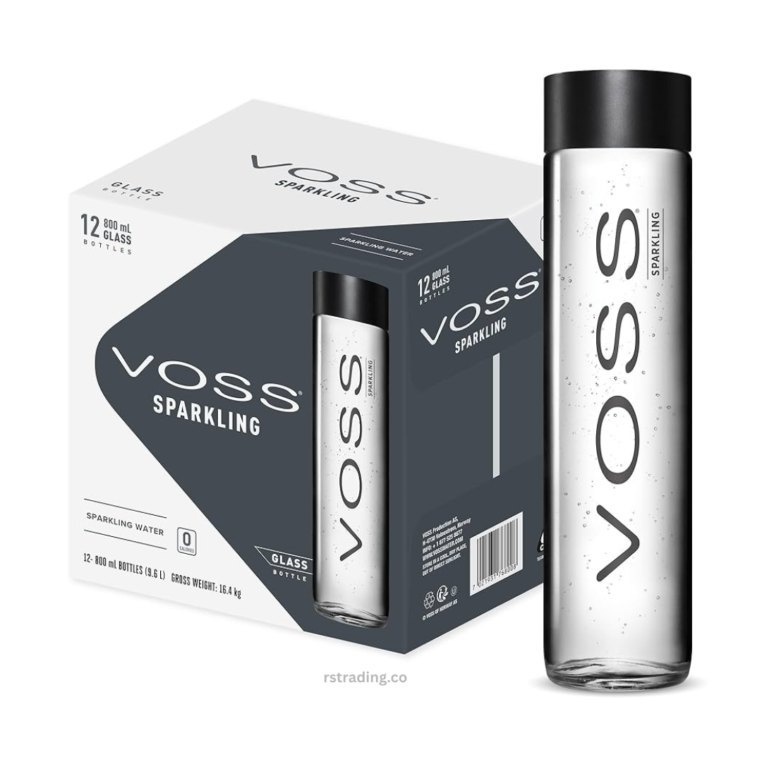 VOSS SPARKLING WATER 800ml x 12 GLASS