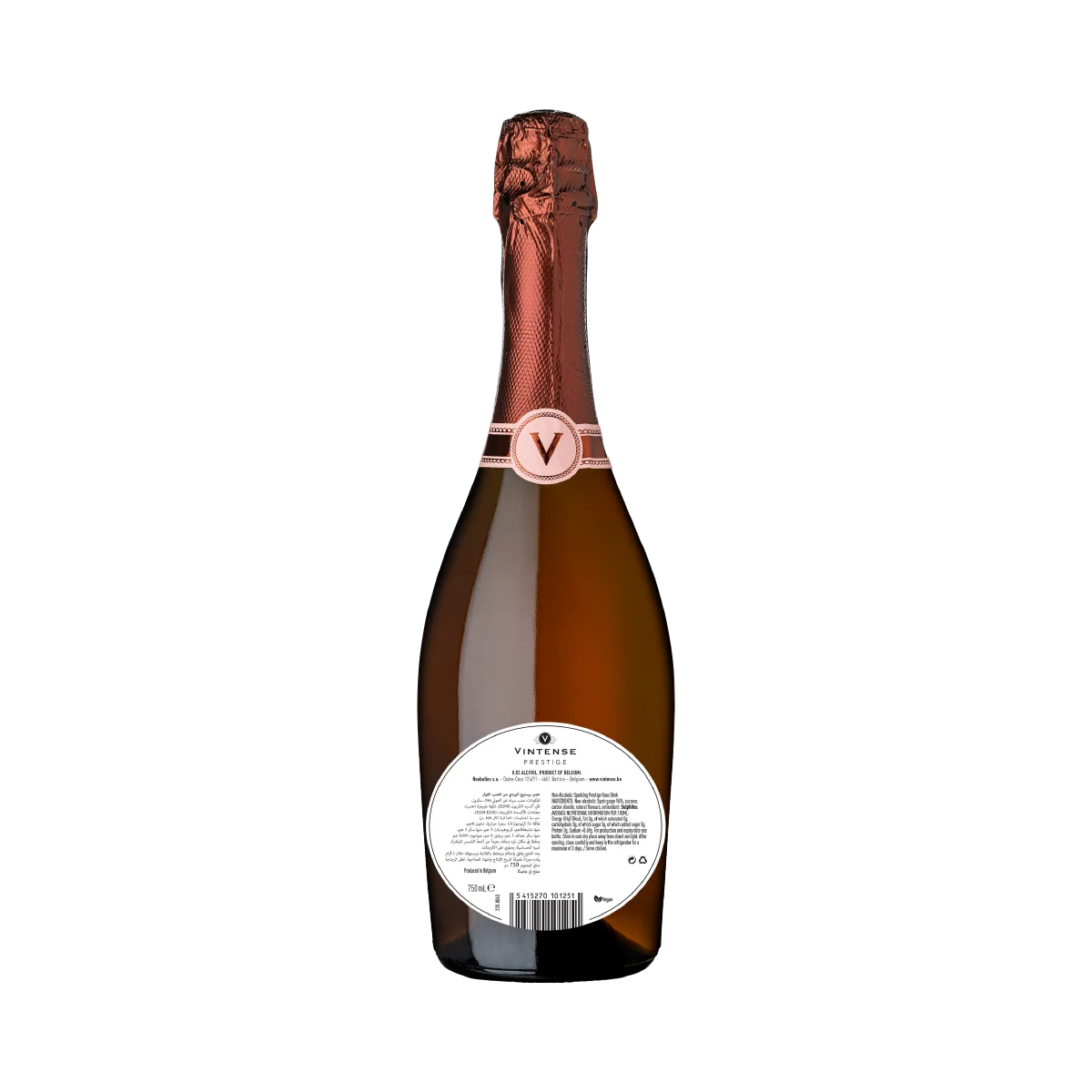 vintense prestige rose sparkling wine 750ml