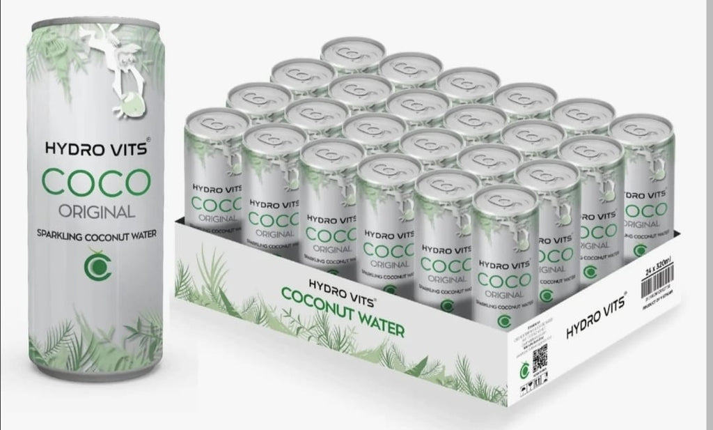 HYDRO VITS SPARKLING COCONUT WATER 24 x 320ml | RAMADAN OFFER | DUBAI 