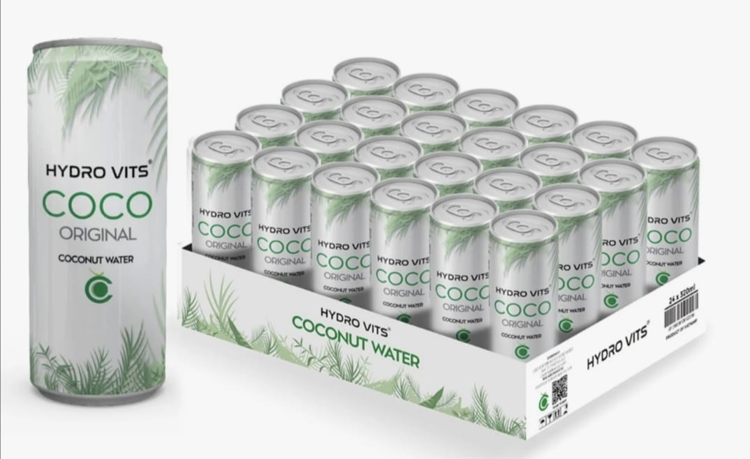 HYDRO VITS COCONUT WATER IN  320ML FOR RAMADAN ,IFTAR IN UAE, DUBAI TO STAY REFRESH DURING FASTING
