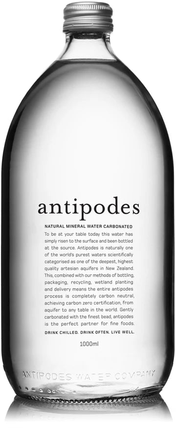 Antipodes Sparkling Water 1ltr x 12 glass