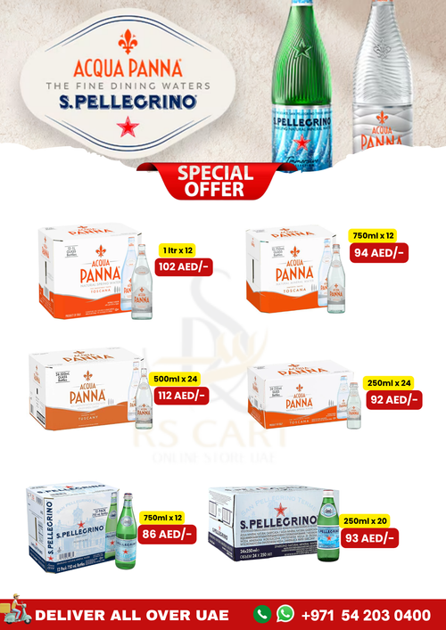 Acqua Panna & San Pellegrino wow deals - RS TRADING