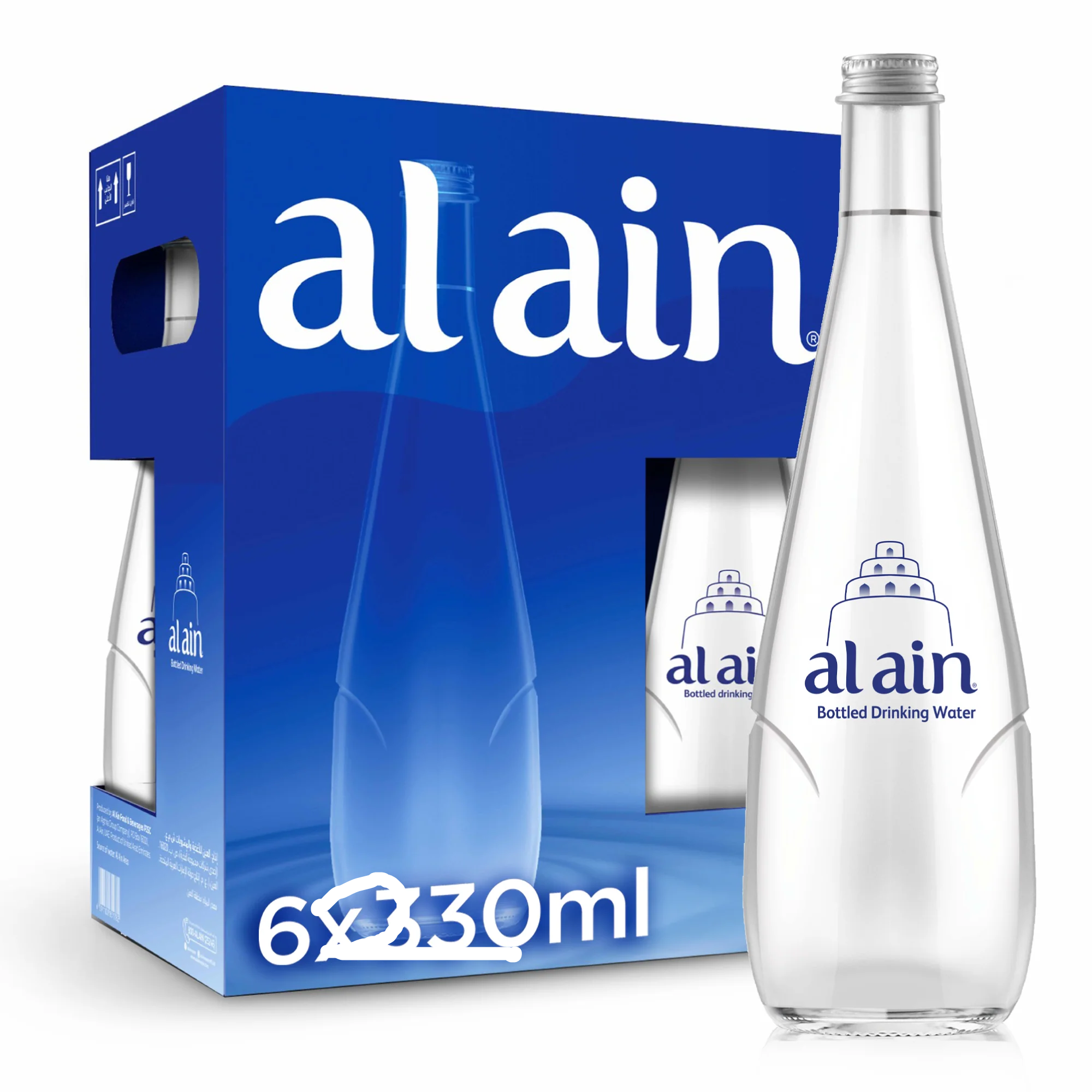 BUY AL AIN STILL WATER 330ml X 24GLASS IN DUBAI | UAE