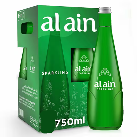 Al Ain Sparkling 750ml X 12 Glass DUBAI | ONLINE STORE