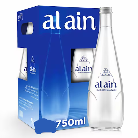 BUY AL AIN STILL WATER 750ml X 12GLASS IN DUBAI | UAE