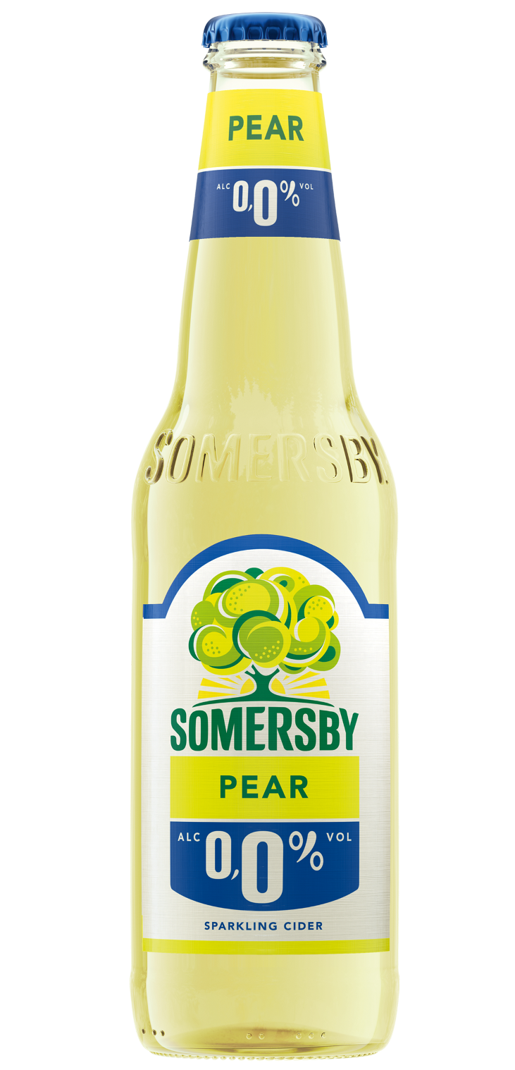 SOMERSBY PEAR ZERO ALCOHOLIC BEER 